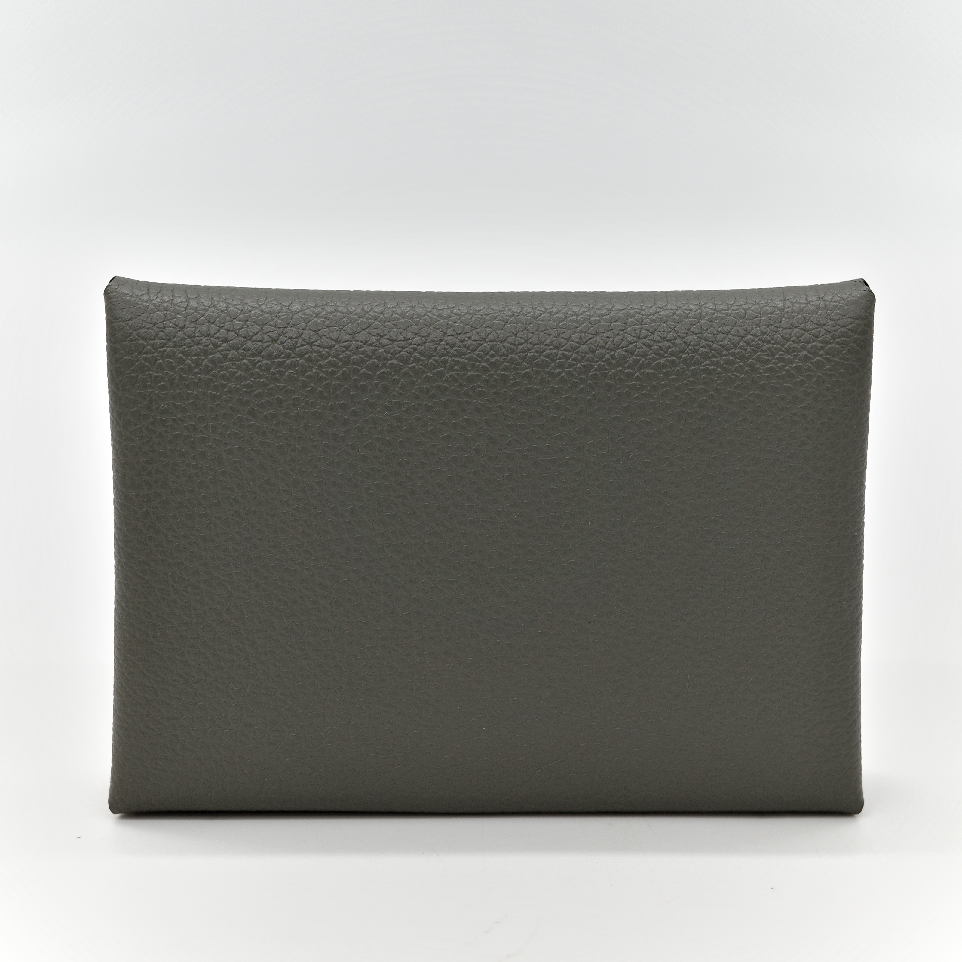 Hermès 愛馬仕 錫器灰 Evercolor 牛皮 雙層卡包-1