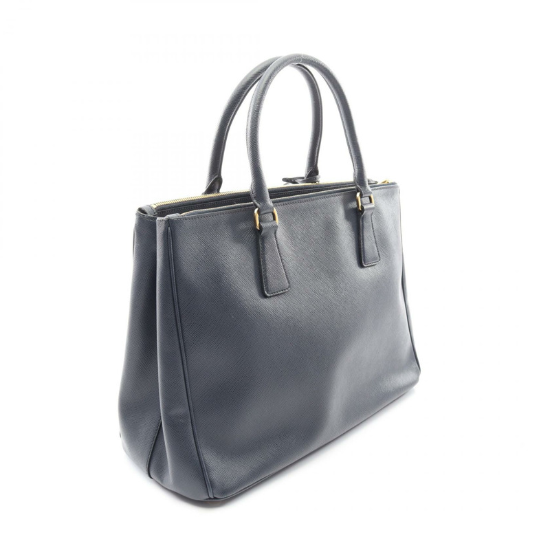 PRADA SAFFIANO LUX Galleria 單肩手提包,Saffiano 皮革,海軍藍,二手-1
