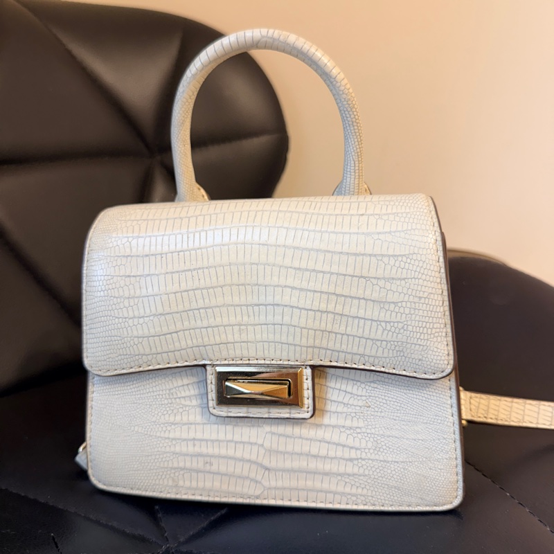 DKNY 鱷魚皮包包 Jojo Mini Leather Mini Crossbody Handbag Purse-8