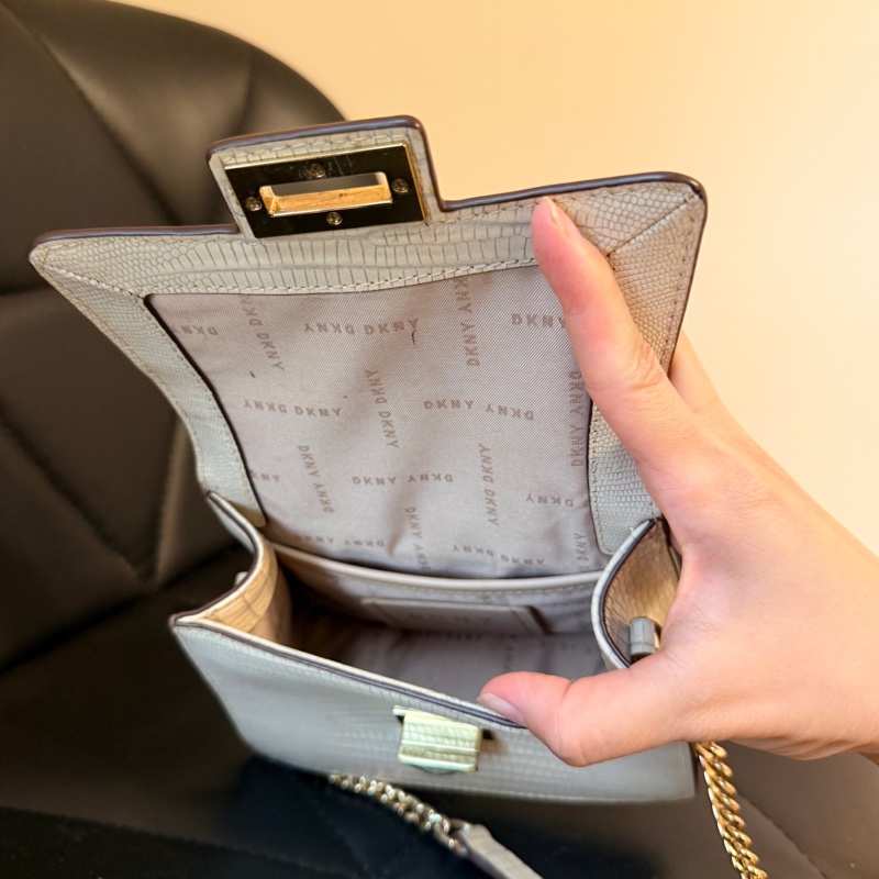DKNY 鱷魚皮包包 Jojo Mini Leather Mini Crossbody Handbag Purse-11