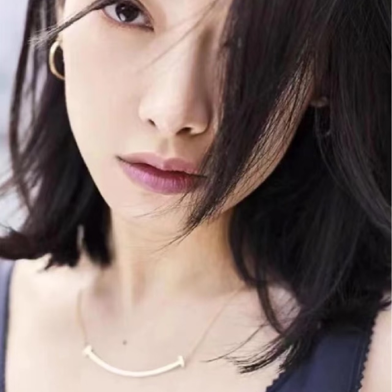 Tiffany & Co. Smile 大號 微笑 笑臉 925 純銀 項鏈 頸鍊 項鍊 鎖骨鍊-2