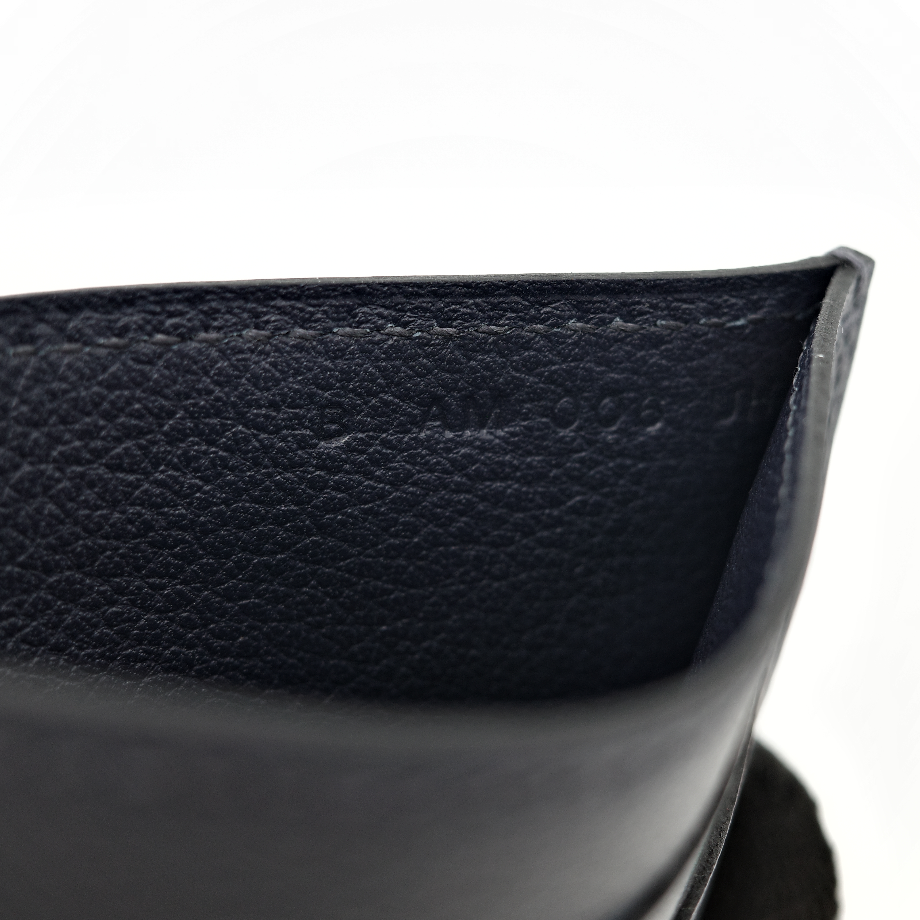 Hermès 愛馬仕 深藍色 絲巾內裡 卡包-4