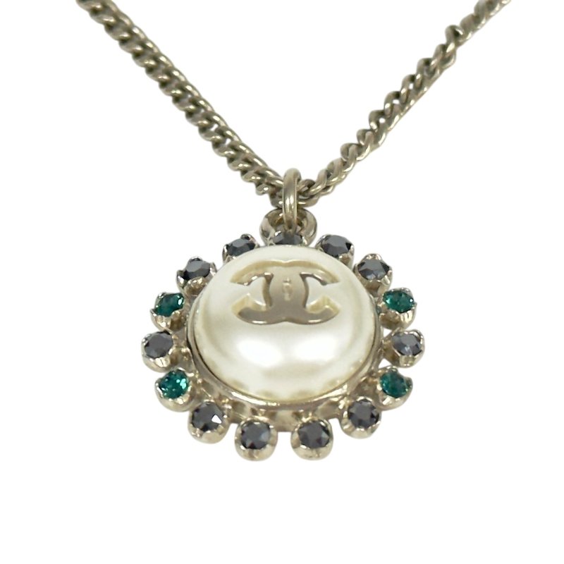 CHANEL CC 水鑽 頸鏈-7