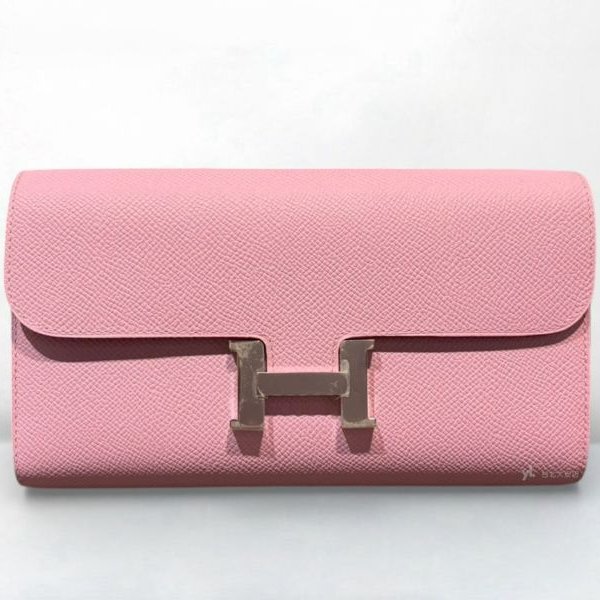 A12820-HERMES Constance to go X9錦葵紫Epsom牛皮銀釦肩背-1