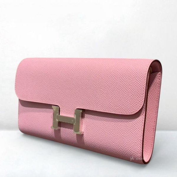 A12820-HERMES Constance to go X9錦葵紫Epsom牛皮銀釦肩背-3
