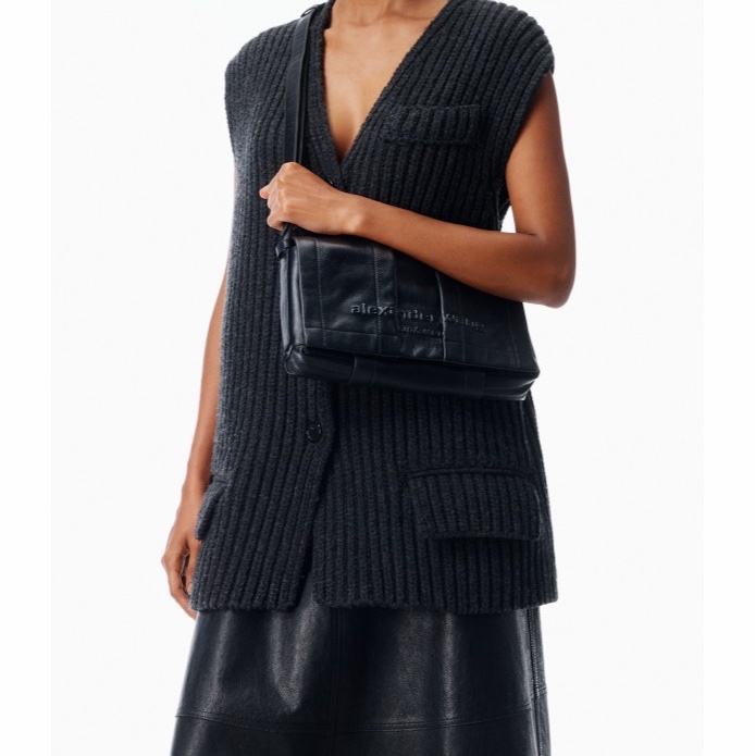 Alexander Wang 女士 Pack Flap中號斜挎包均碼碼中號、29.5cm*5.5cm*16.5cm-3