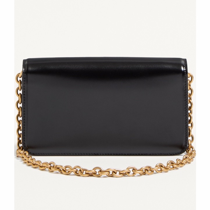 Valentino 女士 VAIN 亮面小牛皮迷你單肩包均碼碼MINI、19cm*5.4cm*10cm-2