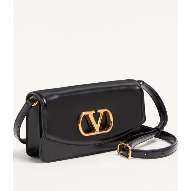 Valentino 女士 VAIN 亮面小牛皮迷你單肩包均碼碼MINI、19cm*5.4cm*10cm-5