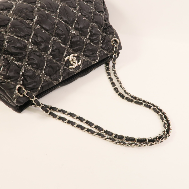 CHANEL 尼龍Chain Shoulder肩背袋-5