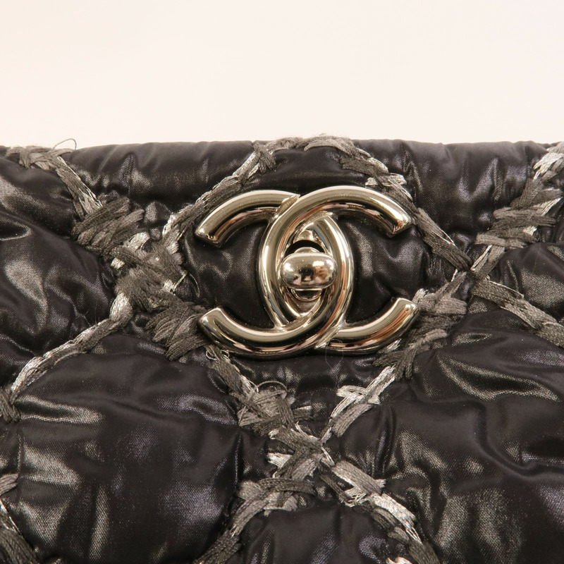 CHANEL 尼龍Chain Shoulder肩背袋-6