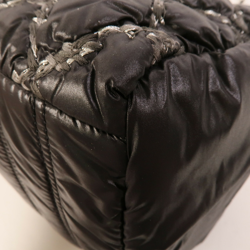 CHANEL 尼龍Chain Shoulder肩背袋-12