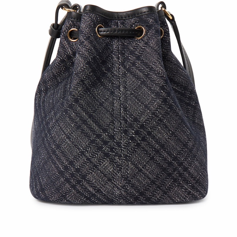 Burberry 女士 抽繩牛仔布水桶包均碼碼18cm*12cm*20cm-1