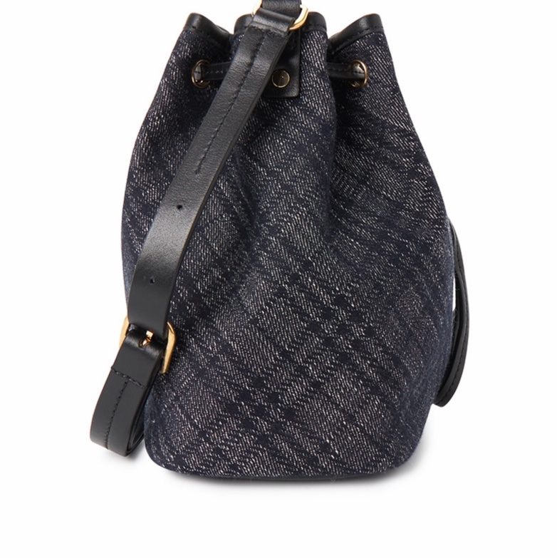 Burberry 女士 抽繩牛仔布水桶包均碼碼18cm*12cm*20cm-4