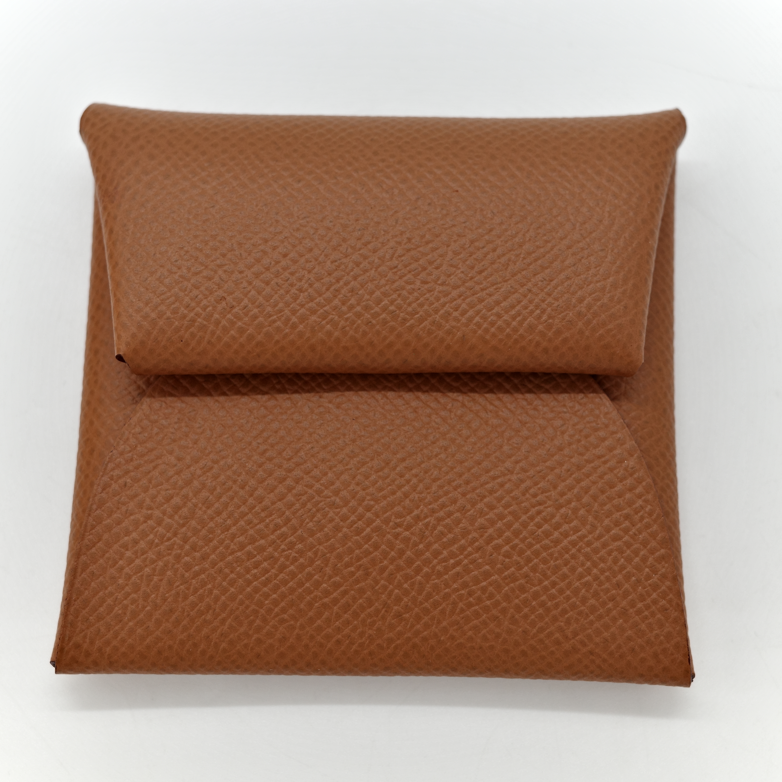 Hermès 愛馬仕 金棕 Epsom 牛皮 零錢包-1