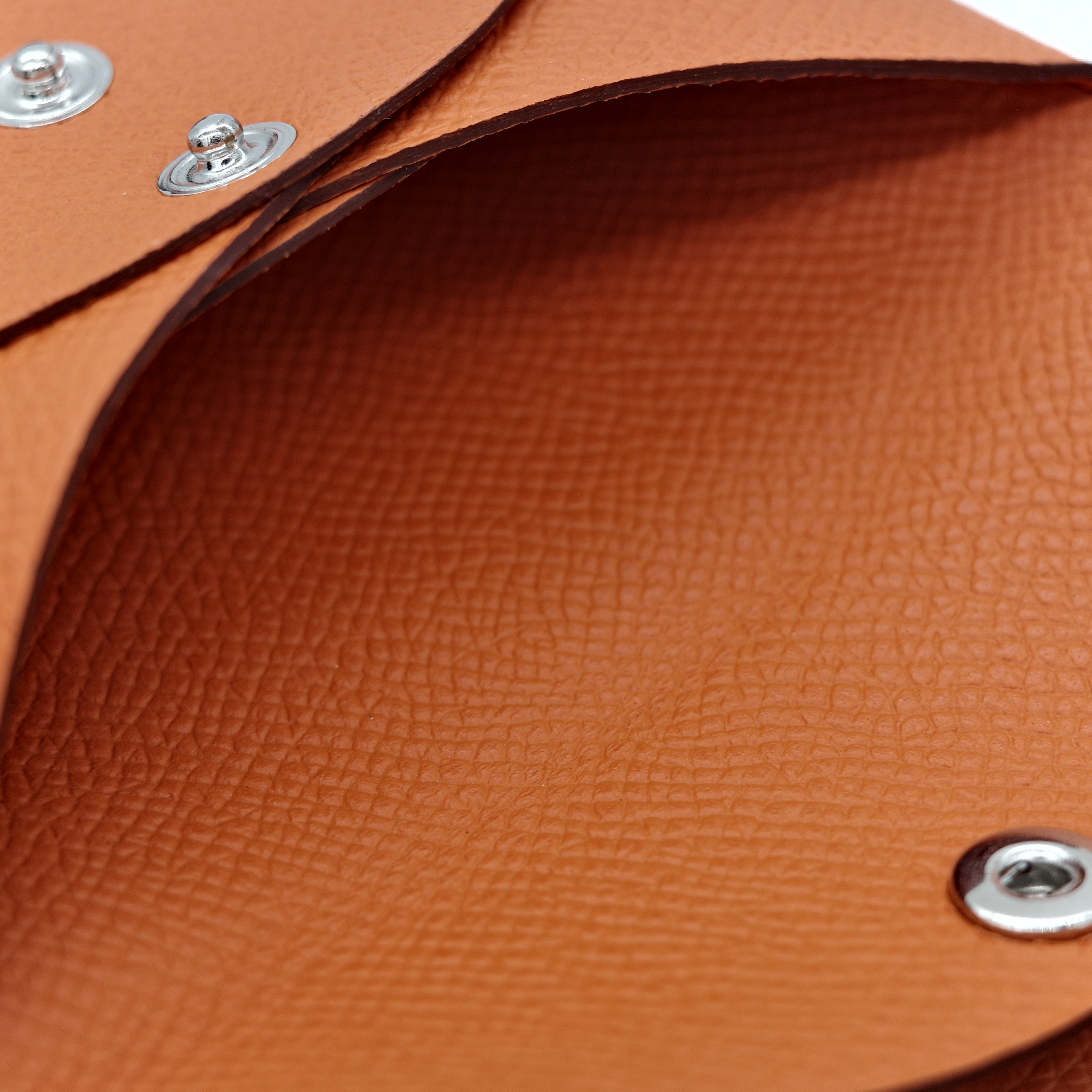 Hermès 愛馬仕 土橘色  Epsom 牛皮 卡包-5