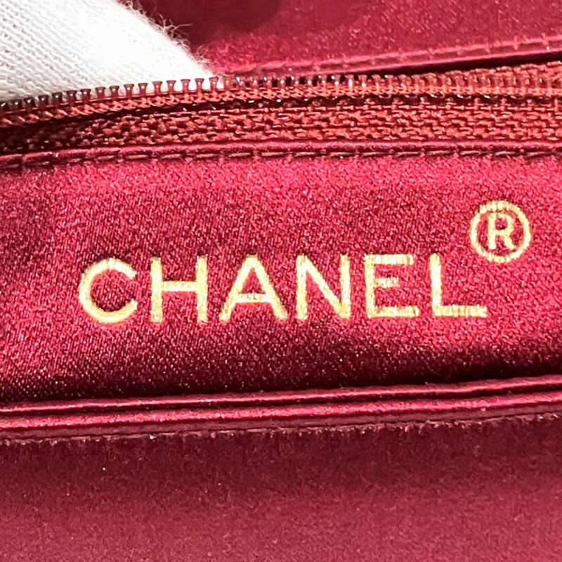 香奈兒 (Chanel) 肩背包,Coco 標誌緞面水鑽-3