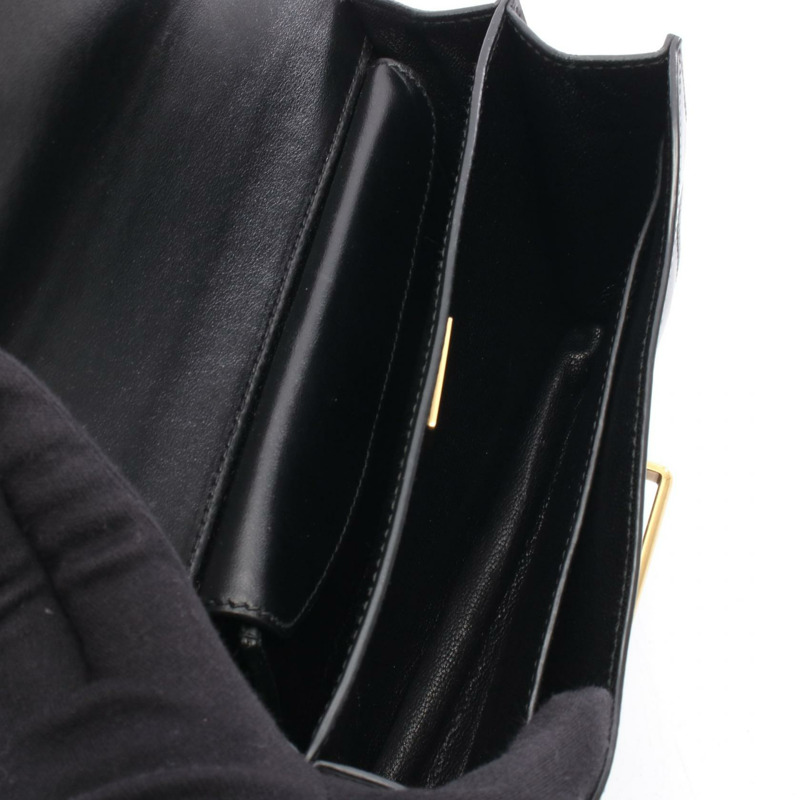 PRADA Cahier 肩斜背包 1BD045 皮革 Saffiano 黑色 二手-2