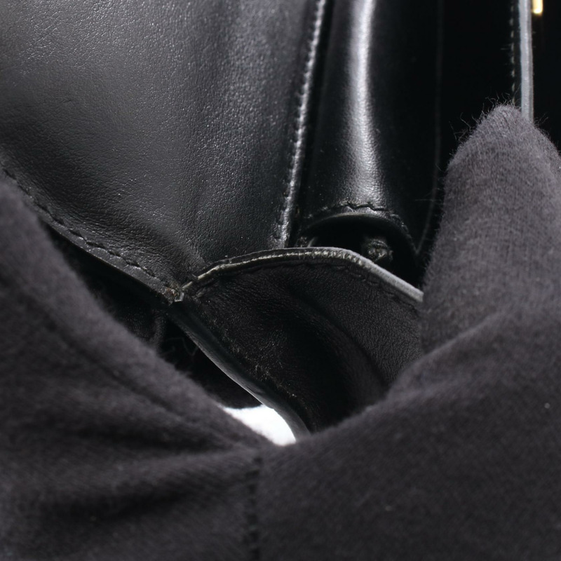 PRADA Cahier 肩斜背包 1BD045 皮革 Saffiano 黑色 二手-4