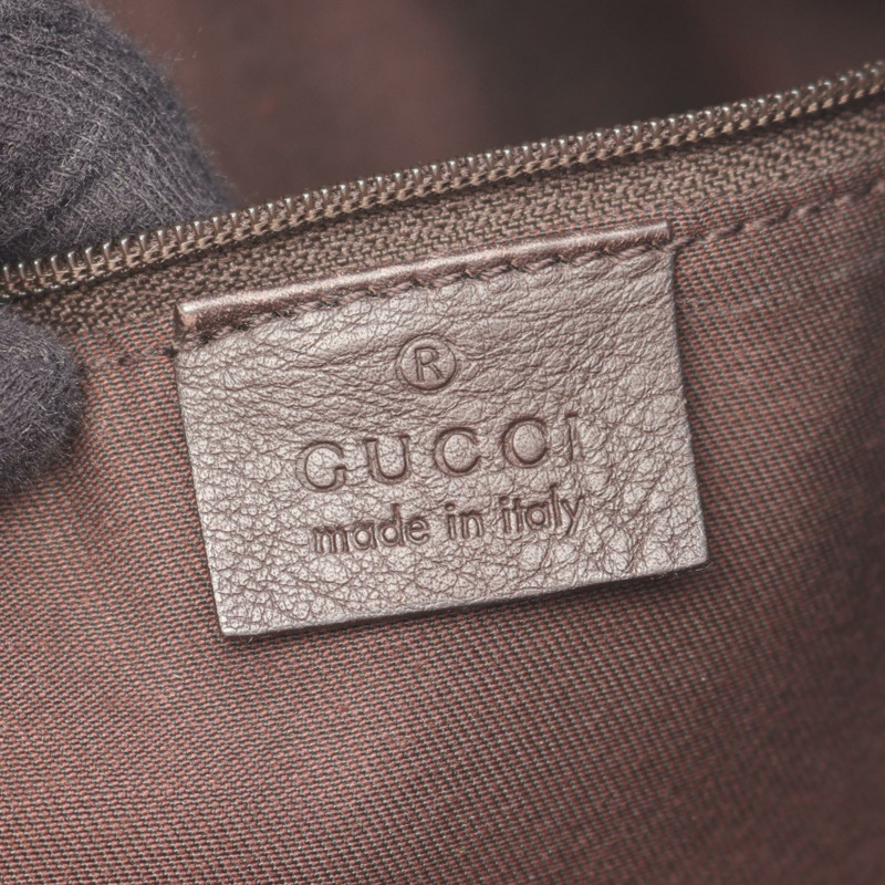 GUCCI Sookie GG帆布單肩手提包 232955 帆布皮革 米色棕色 二手-3