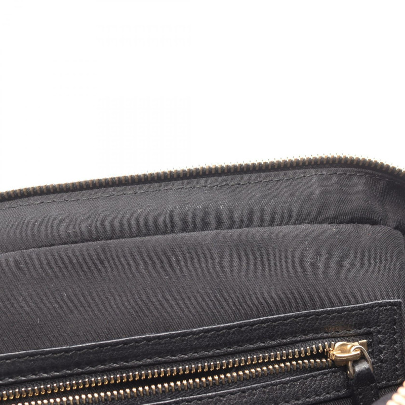 GUCCI Sherry系列鏈條單肩包 152462 黑色皮革 二手 女士-4