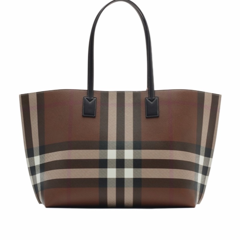 Burberry 女士 中號格紋托特包均碼碼中號、34cm*14cm*28cm-1