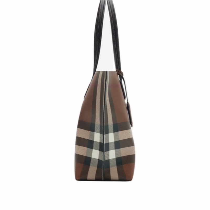 Burberry 女士 中號格紋托特包均碼碼中號、34cm*14cm*28cm-2