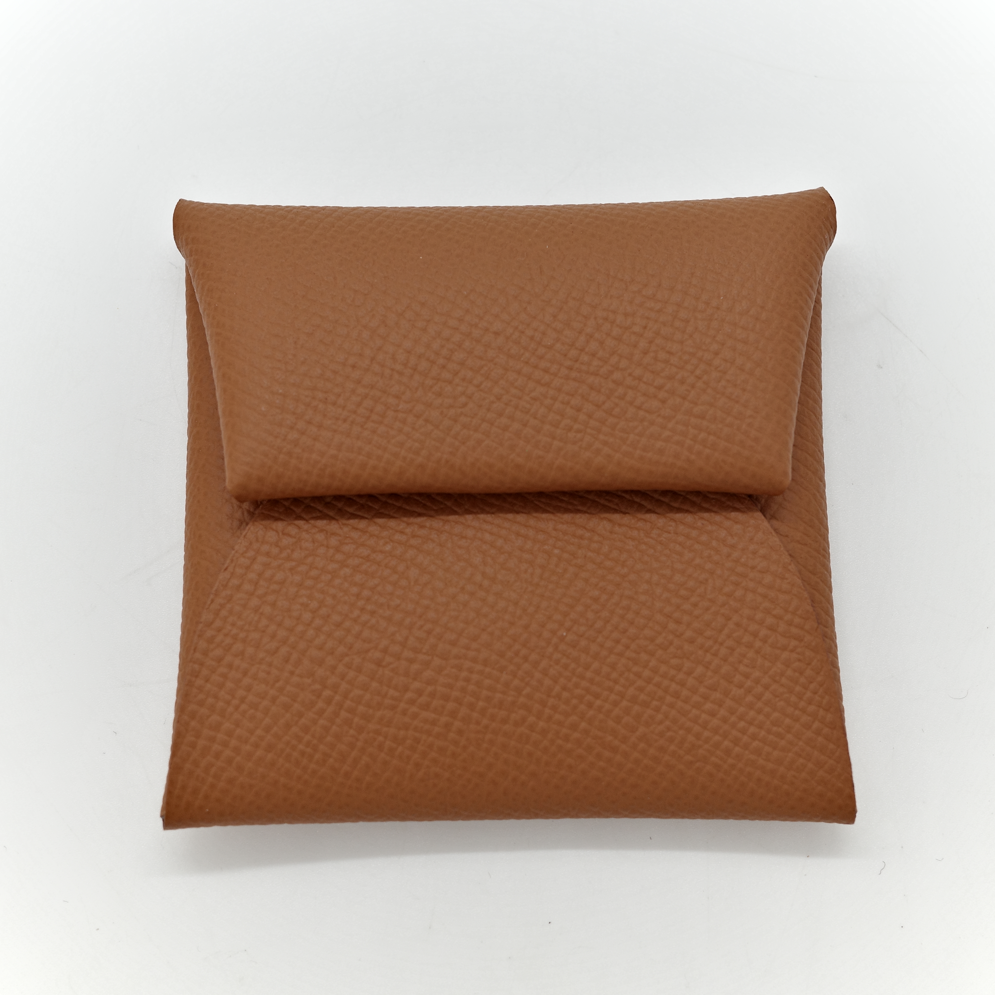 Hermès 愛馬仕 金棕 Epsom 牛皮 零錢包-1