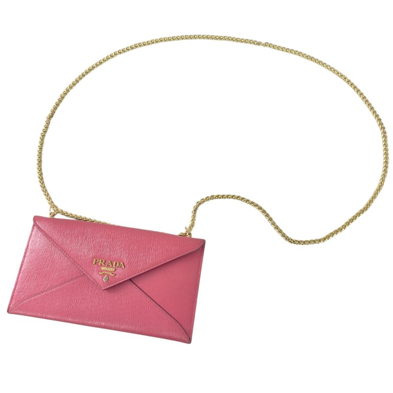 PRADA *自加鏈>送無品牌扣+無品牌鏈帶* 2用袋-0