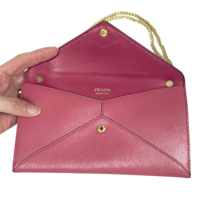 PRADA *自加鏈>送無品牌扣+無品牌鏈帶* 2用袋-17