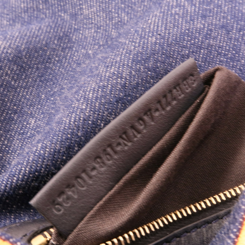 FENDI 牛仔布Baguette Large手挽肩背兩用袋-9