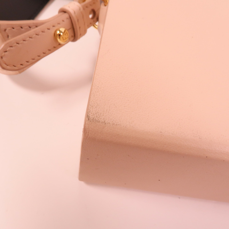 FENDI 牛皮皮革Horizontal Box Bag肩背袋-13