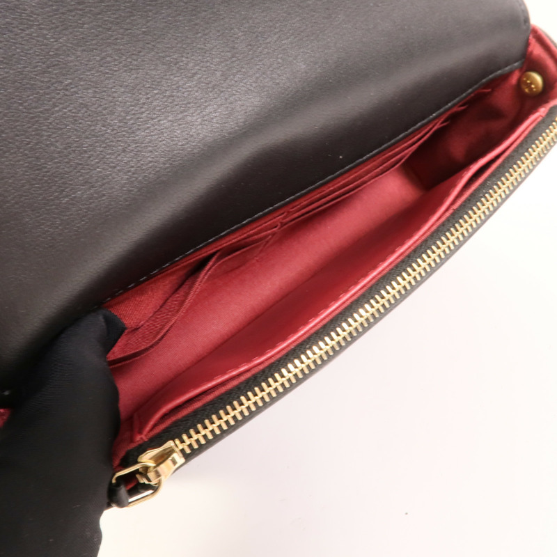 CHANEL 羊皮皮革Pearl Wallet On Chain肩背袋-4