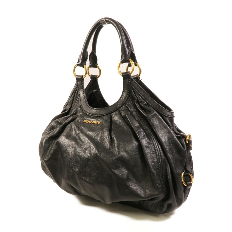 Miu Miu 牛皮皮革Shoulder Bag肩背袋-2