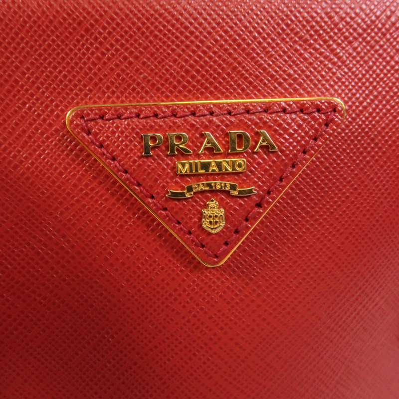 PRADA Saffiano皮革2Way Shoulder手挽肩背兩用袋-7