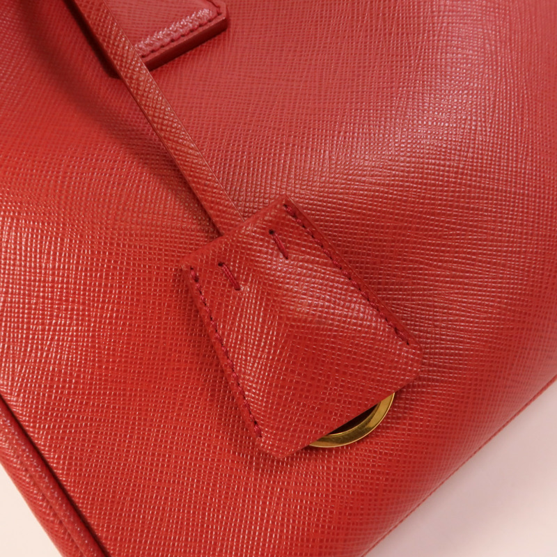 PRADA Saffiano皮革2Way Shoulder手挽肩背兩用袋-8