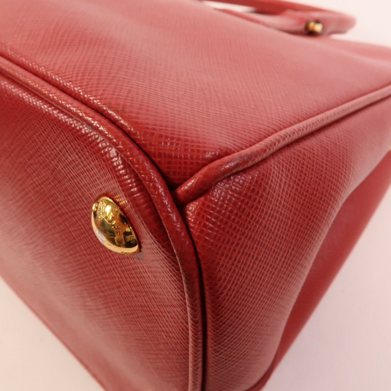 PRADA Saffiano皮革2Way Shoulder手挽肩背兩用袋-14