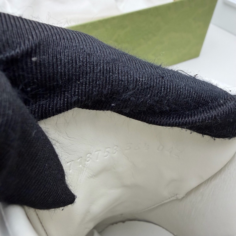全新Gucci 古馳小白鞋 灰尾 36.5碼-4
