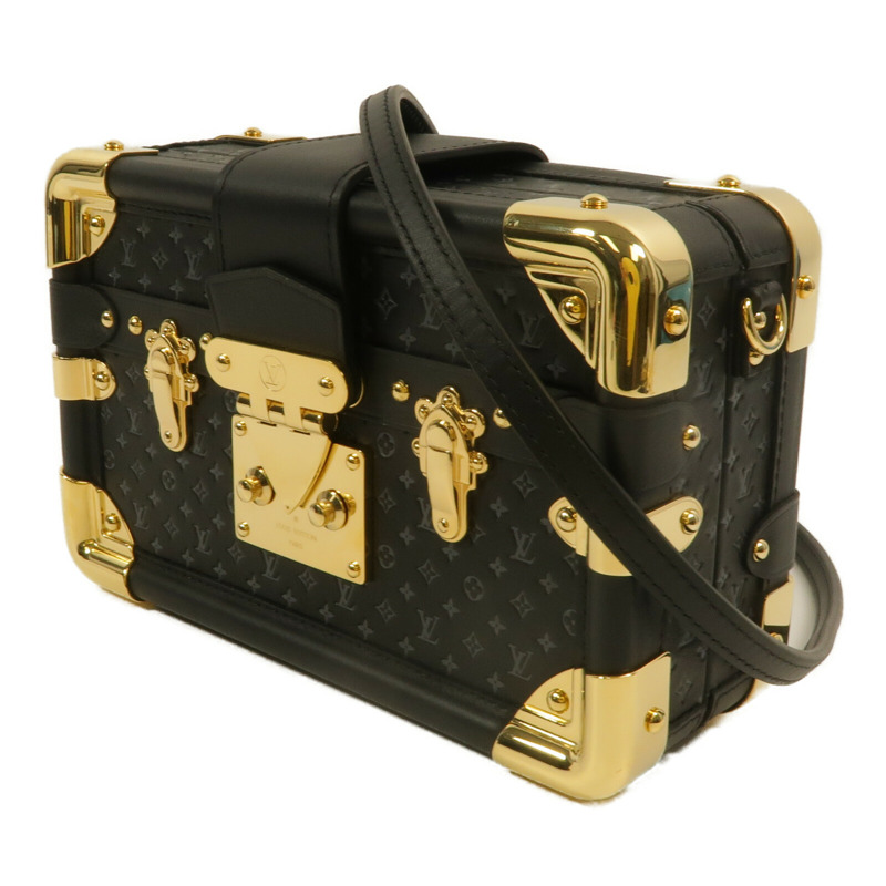 LOUIS VUITTON Monogram Nanogram Petit Malle肩背袋-1