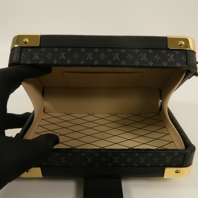 LOUIS VUITTON Monogram Nanogram Petit Malle肩背袋-4