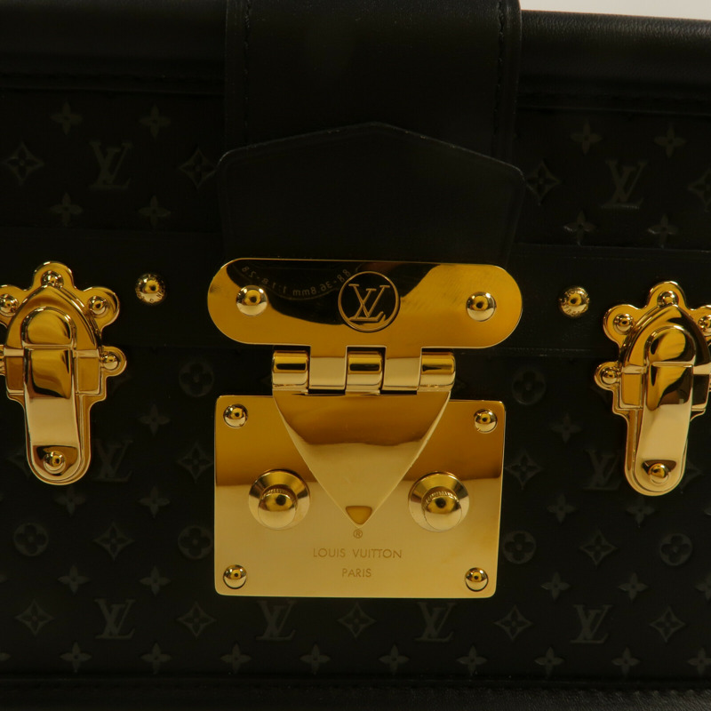 LOUIS VUITTON Monogram Nanogram Petit Malle肩背袋-6