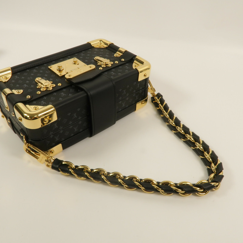 LOUIS VUITTON Monogram Nanogram Petit Malle肩背袋-7