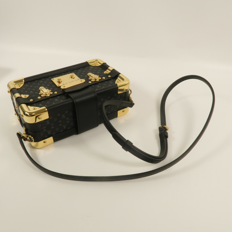 LOUIS VUITTON Monogram Nanogram Petit Malle肩背袋-8