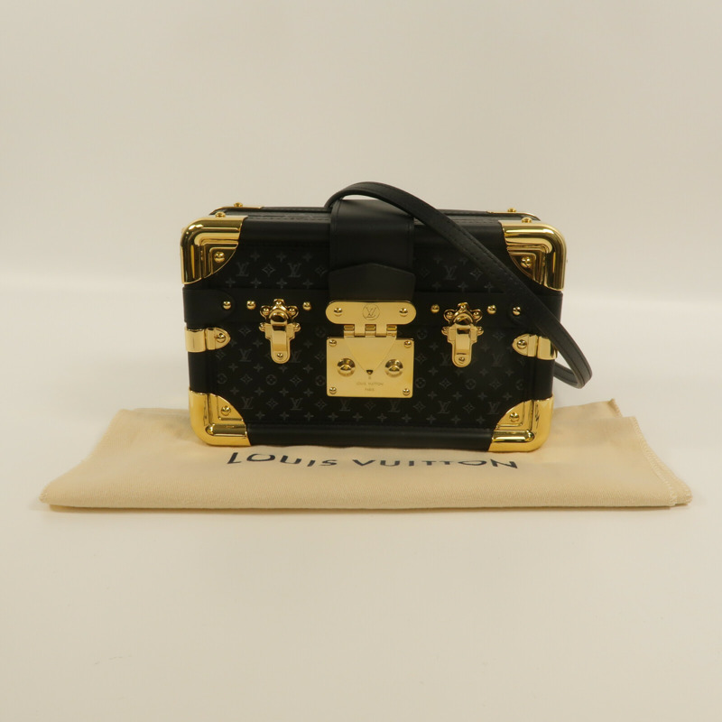 LOUIS VUITTON Monogram Nanogram Petit Malle肩背袋-9