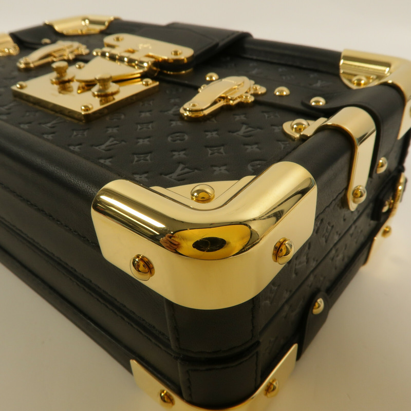 LOUIS VUITTON Monogram Nanogram Petit Malle肩背袋-11