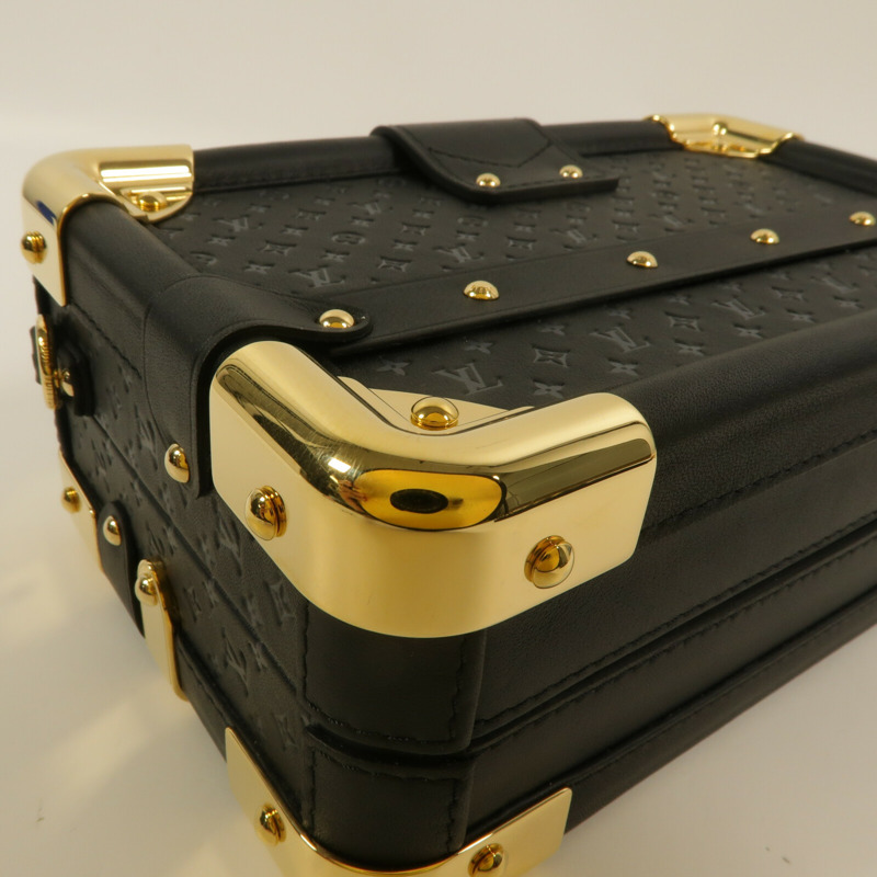 LOUIS VUITTON Monogram Nanogram Petit Malle肩背袋-12