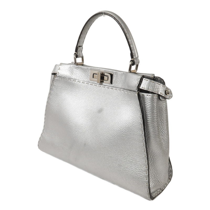 FENDI 牛皮皮革Peekaboo Medium手挽肩背兩用袋-2