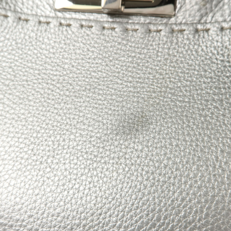 FENDI 牛皮皮革Peekaboo Medium手挽肩背兩用袋-15