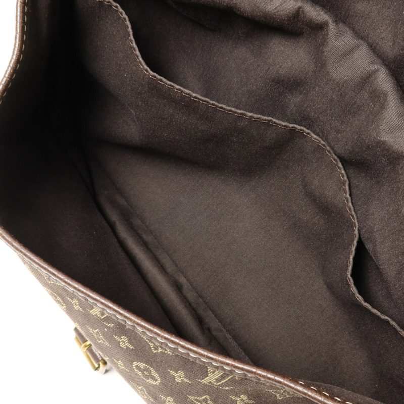 LOUIS VUITTON Monogram Mini Lin Saumur肩背袋-5