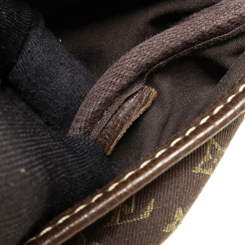 LOUIS VUITTON Monogram Mini Lin Saumur肩背袋-7