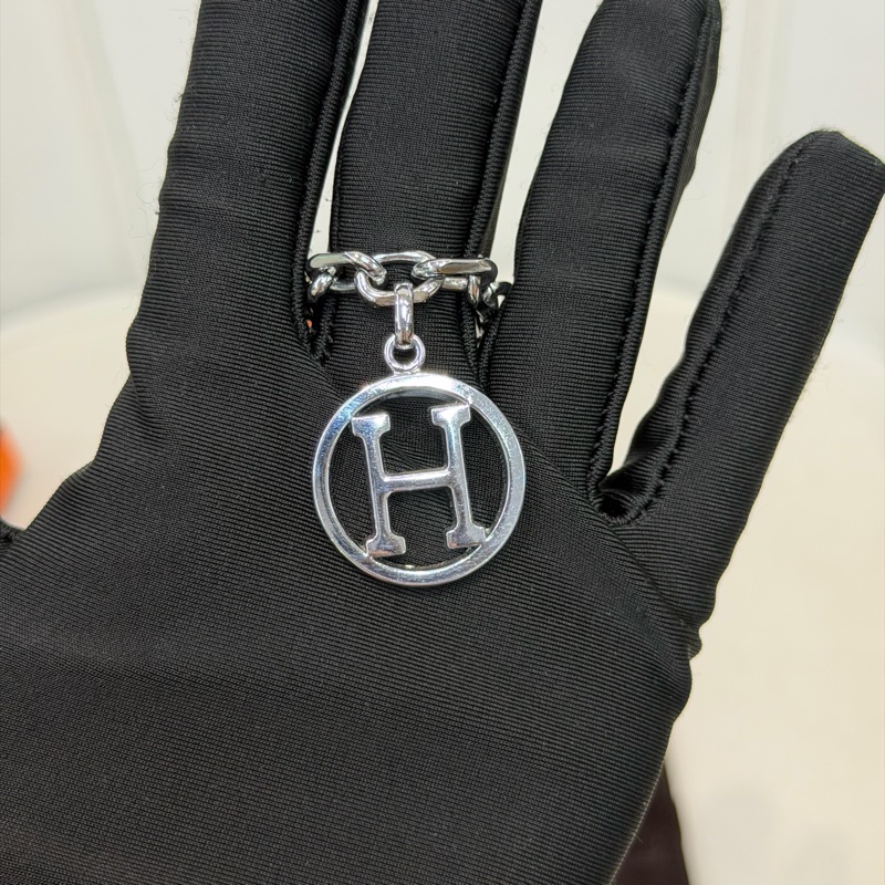 Hermes Breloque Olga 銀色包包吊飾 XC541-3